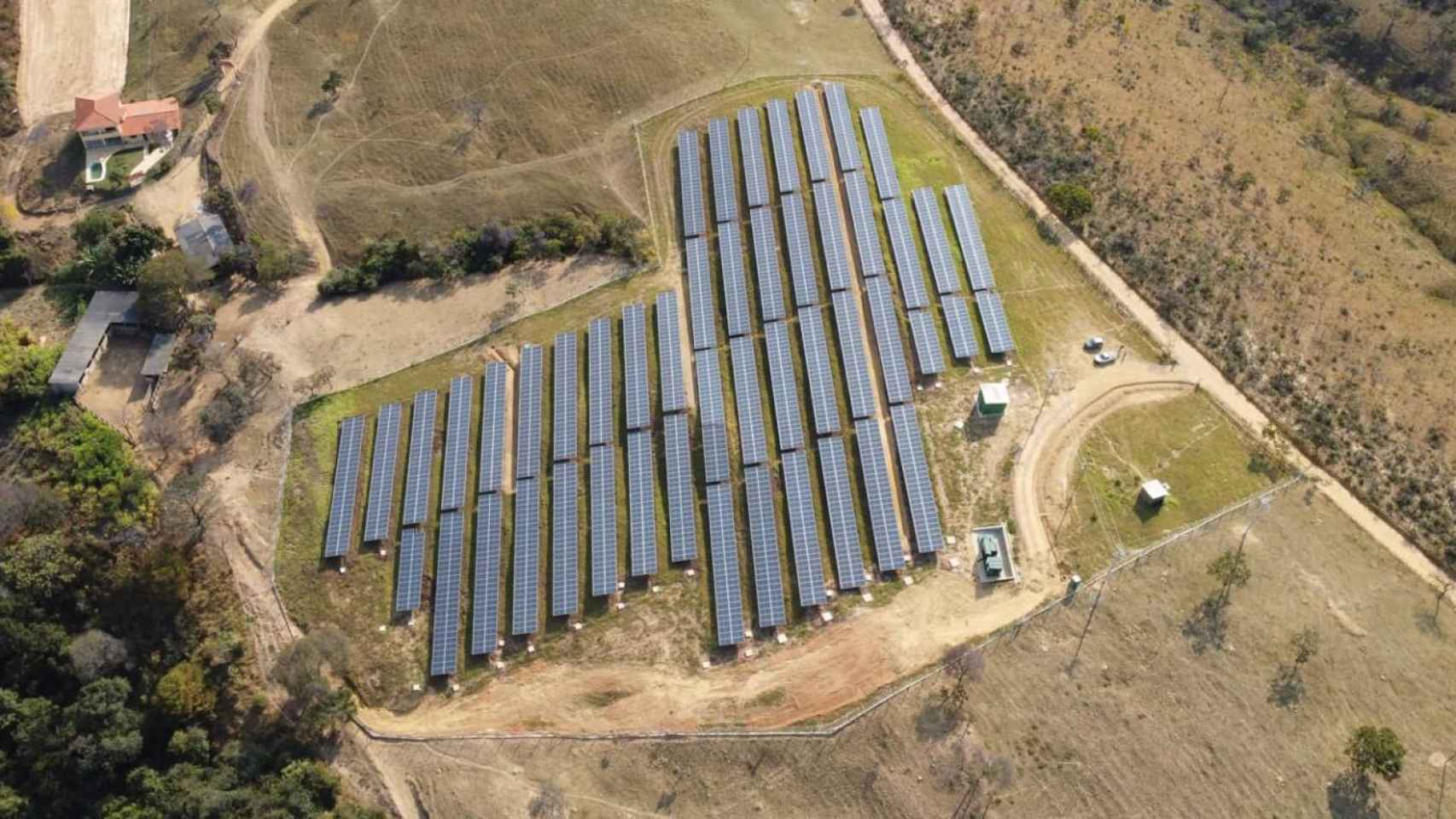 Uno de los parques fotovoltaicos promovidos por Enerside.