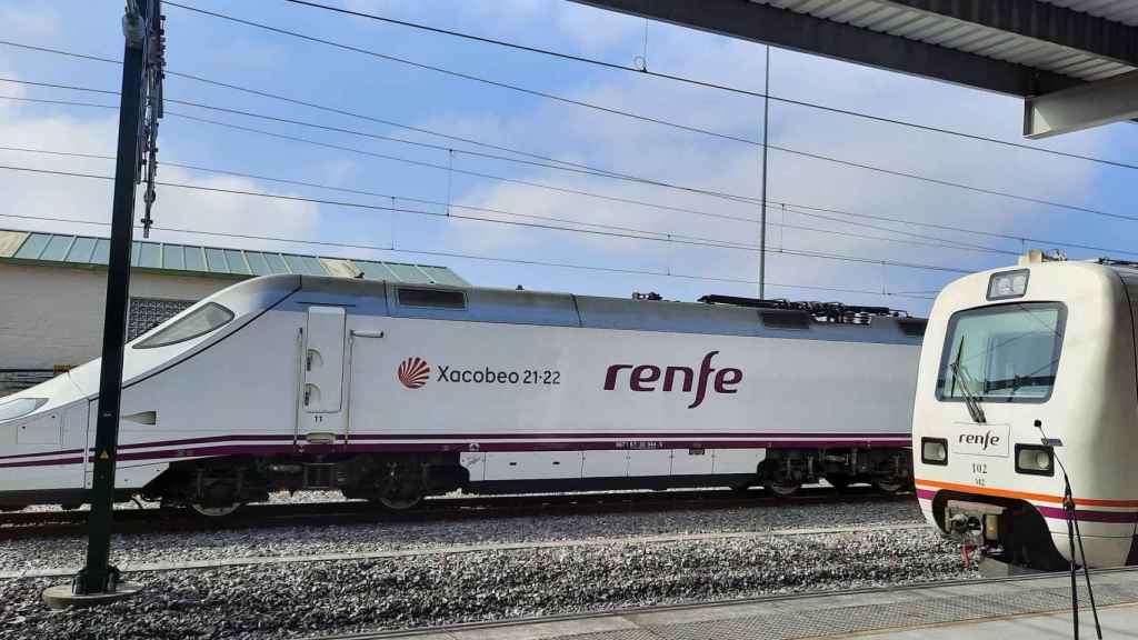 Uno de los trenes de alta velocidad de Renfe.