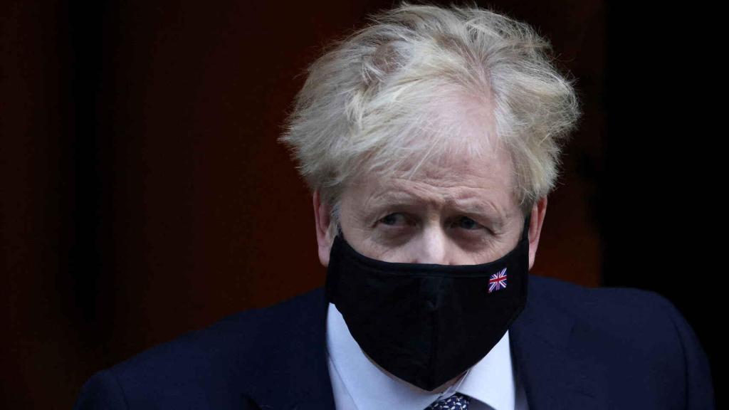 Boris Johnson en Downing Street. Reuters