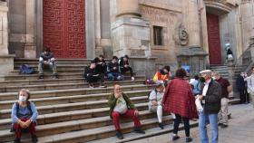 Turistas en Salamanca