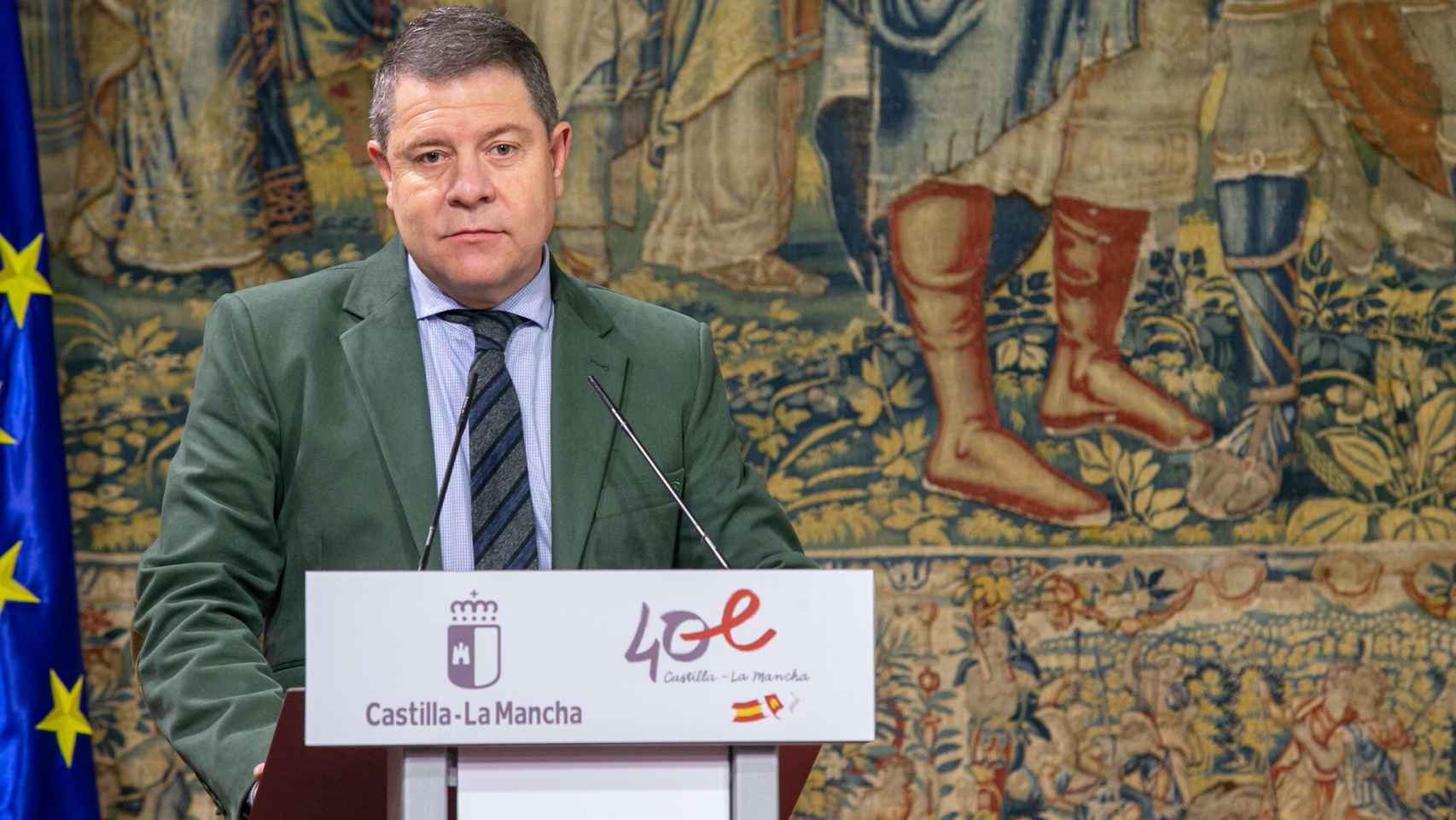 Emiliano García-Page, presidente de Castilla-La Mancha. Foto: JCCM