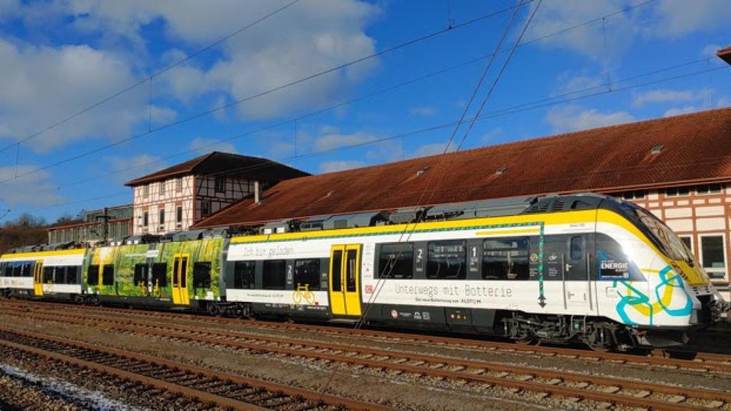 Tren de baterías de Alstom.