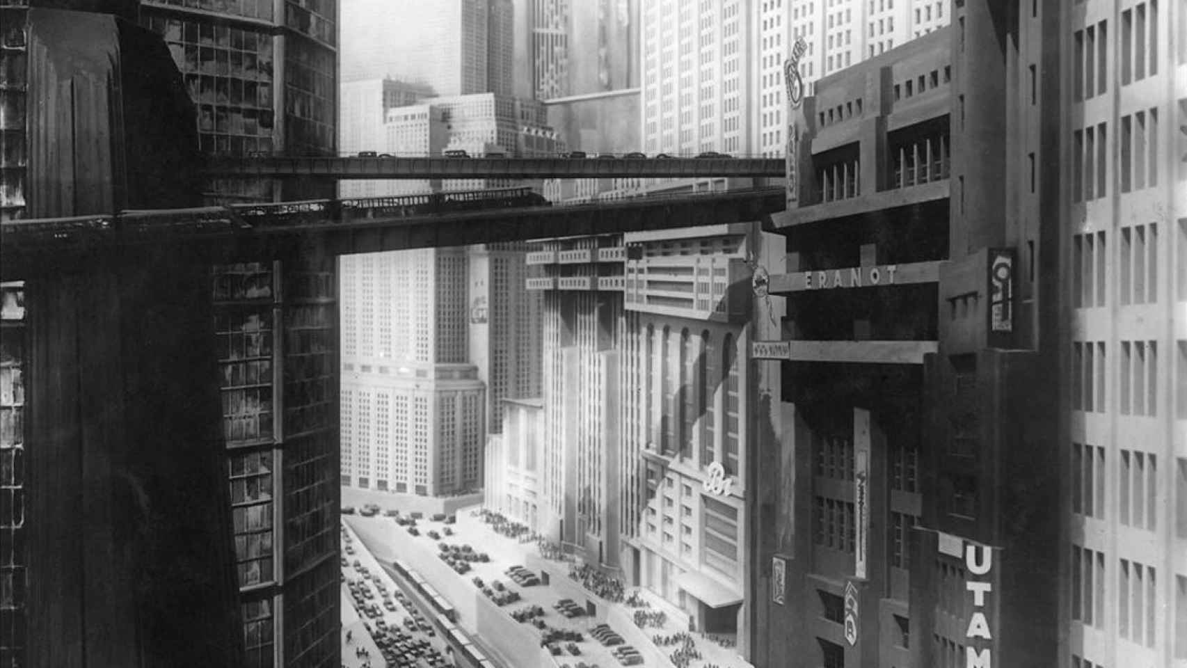 Escena futurista de 'Metrópolis', de Fritz Lang