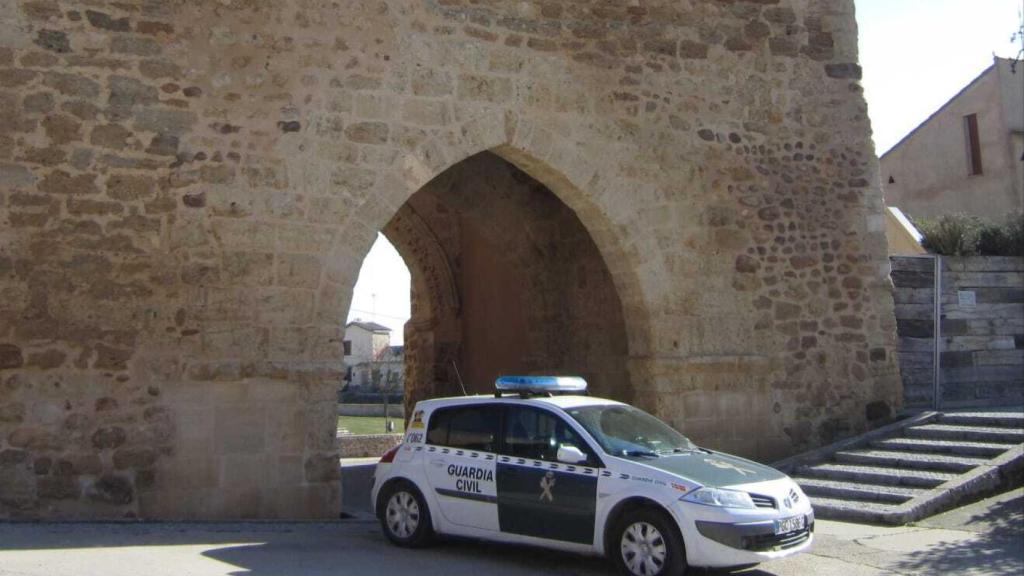 Imagen de la Puerta de San Andrés en Villalpando facilitada por la Guardia Civil