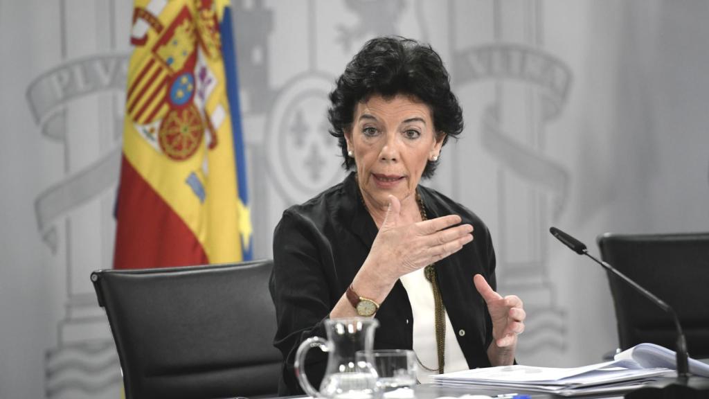 La exministra y exportavoz del Gobierno Isabel Celaá.