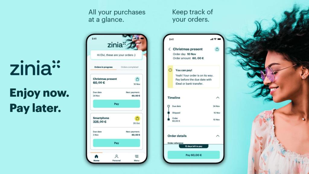 Zinia, la nueva plataforma de pago fraccionado de Santander.