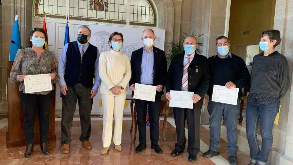 Entrega de diplomas a los voluntarios de REMER.