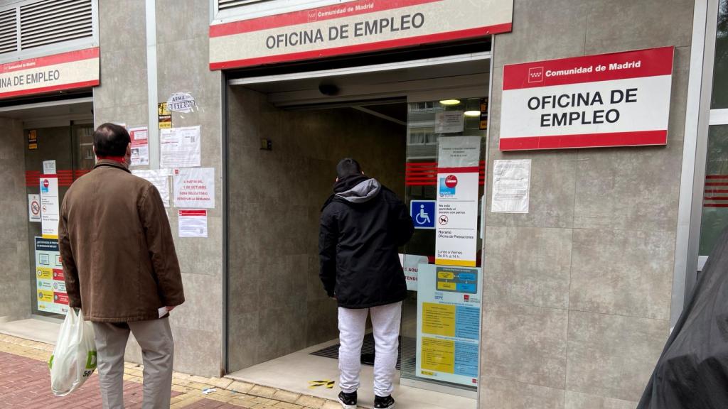 Una oficina de empleo, en Madrid.