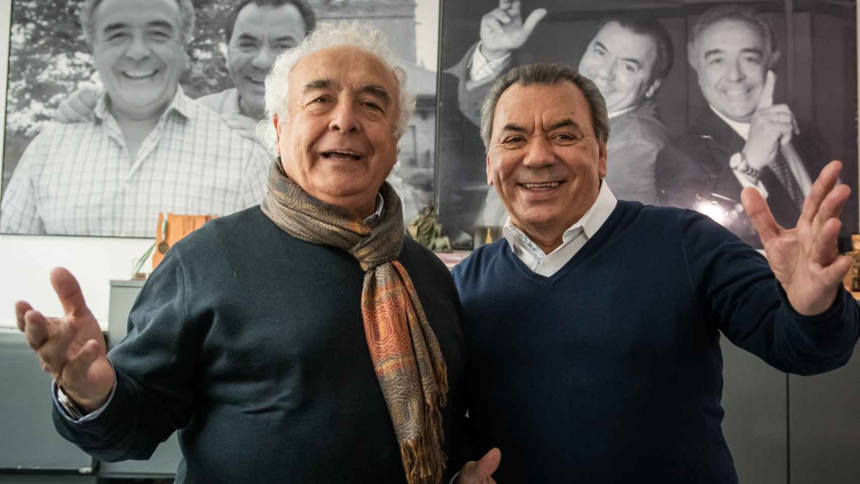 Antonio Romero (izda) y Rafael Ruiz (dcha) son, desde hace sesenta años, Los del Río.