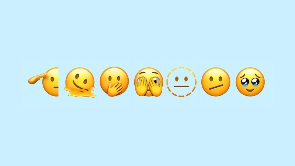 Caras de los nuevos emojis