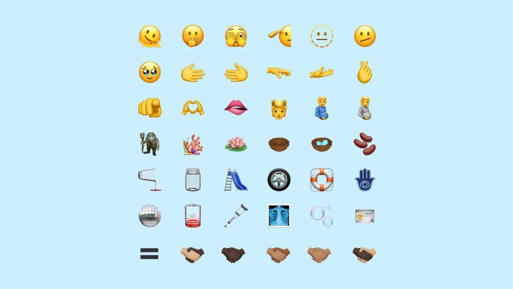 Todos los nuevos emojis.