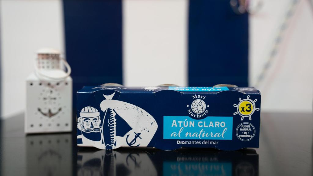 El 'pack' de latas de atún de Diamantes del mar, la marca blanca de conservas de Dia.