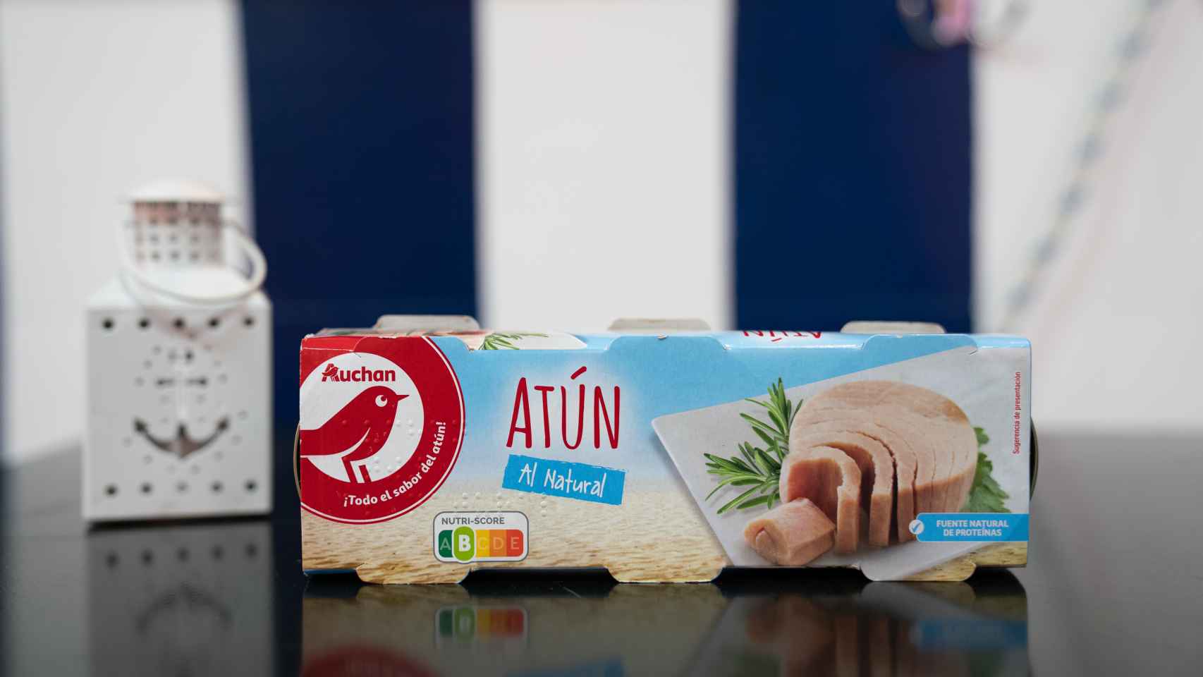 El 'pack' de latas de atún de Auchan, la marca blanca de Alcampo.