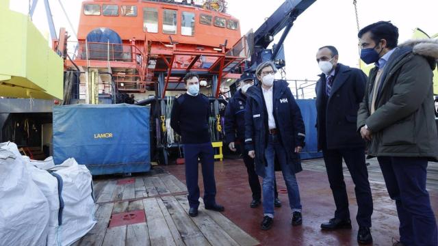 Visita de la conselleira Rosa Quintana a Ferrol.