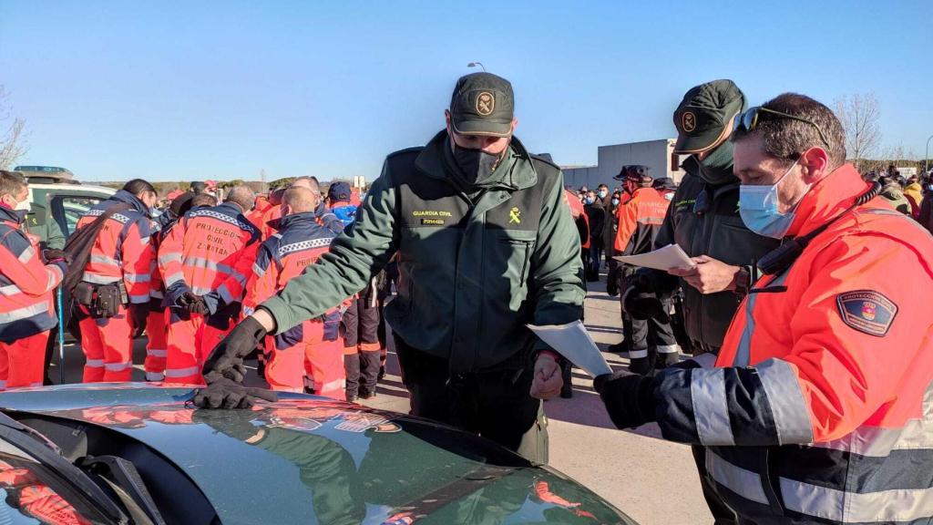 Efectivos de la Guardia Civil y Protección Civil organizan el operativo de búsqueda de Esther López