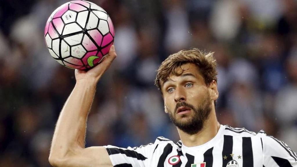 Fernando Llorente durante un partido de la Juventus