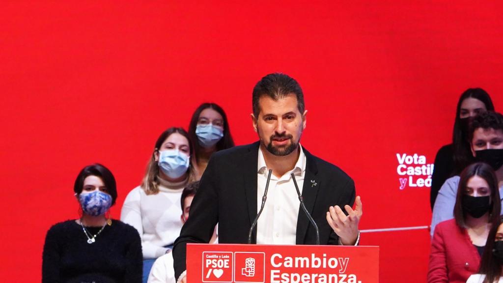 Luis Tudanca en un mitin celebrado en Zamora / ICAL