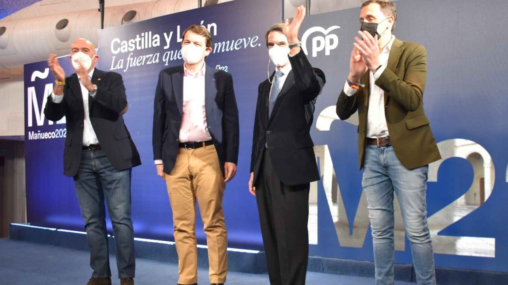 José María Aznar visita Valladolid para participar en un acto del PP