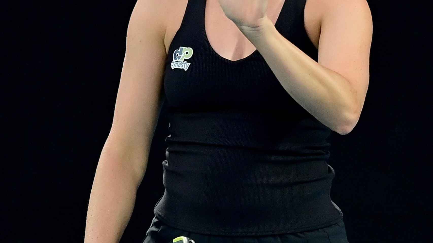Danielle Collins durante la final del Abierto de Australia 2022