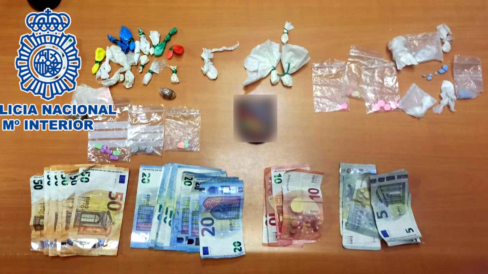 Imagen de la droga intervenida en Alicante.