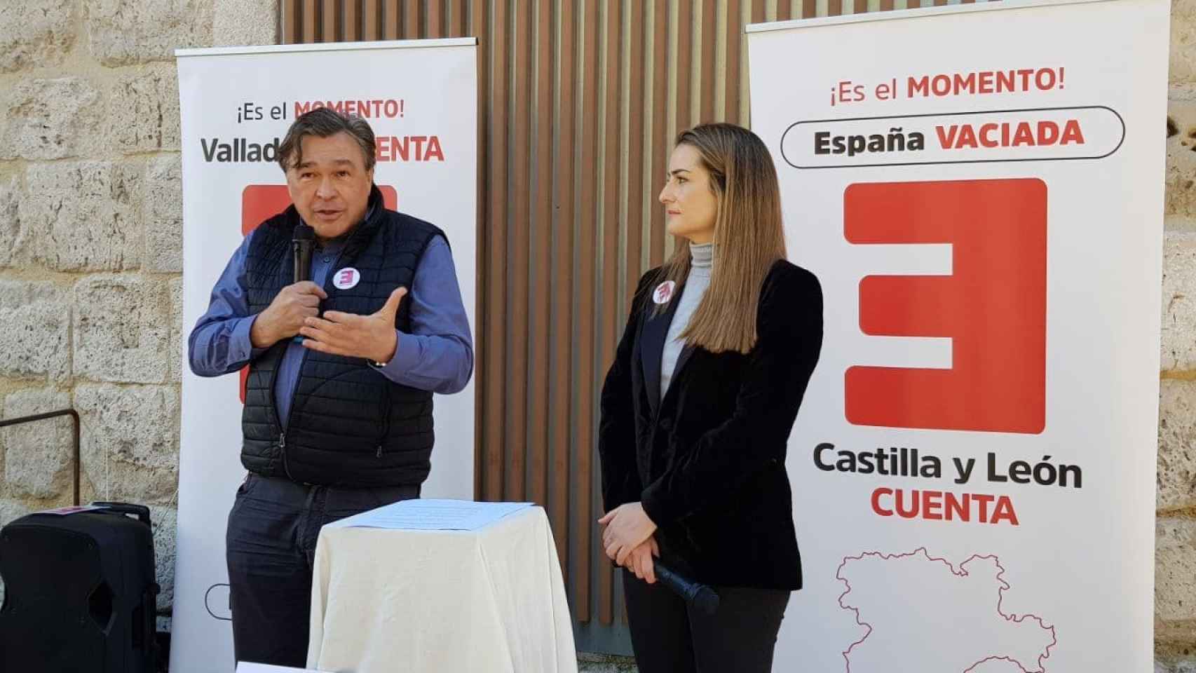 Acto electoral de España Vaciada en Medina del Campo