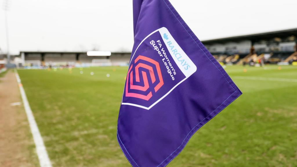 Un banderín de la Women's Super League.