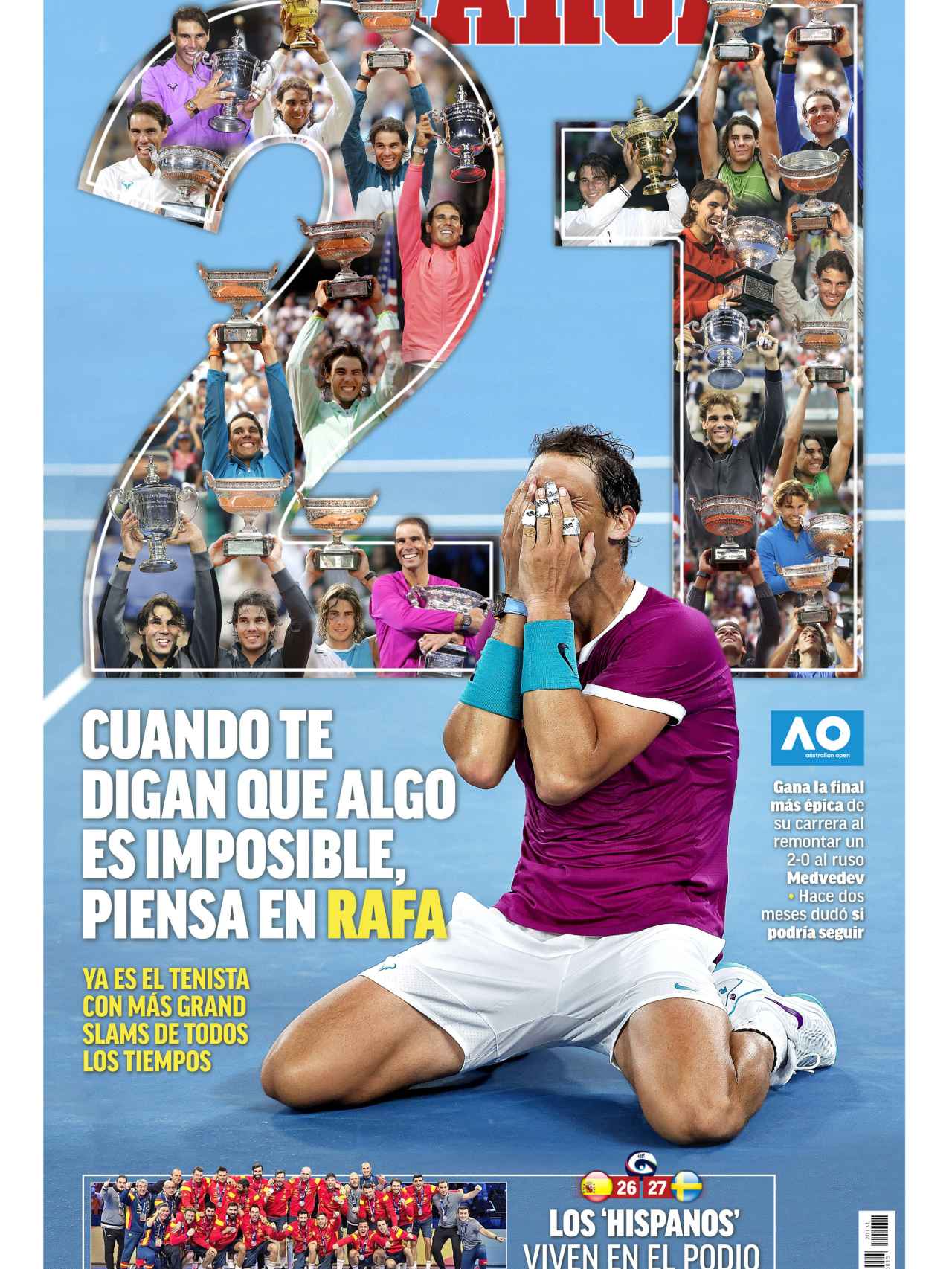La portada del diario MARCA (31/01/2022)
