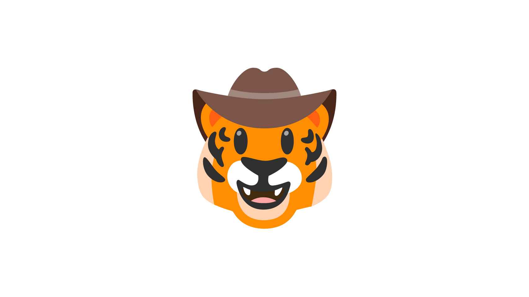 Tigre con sombrero