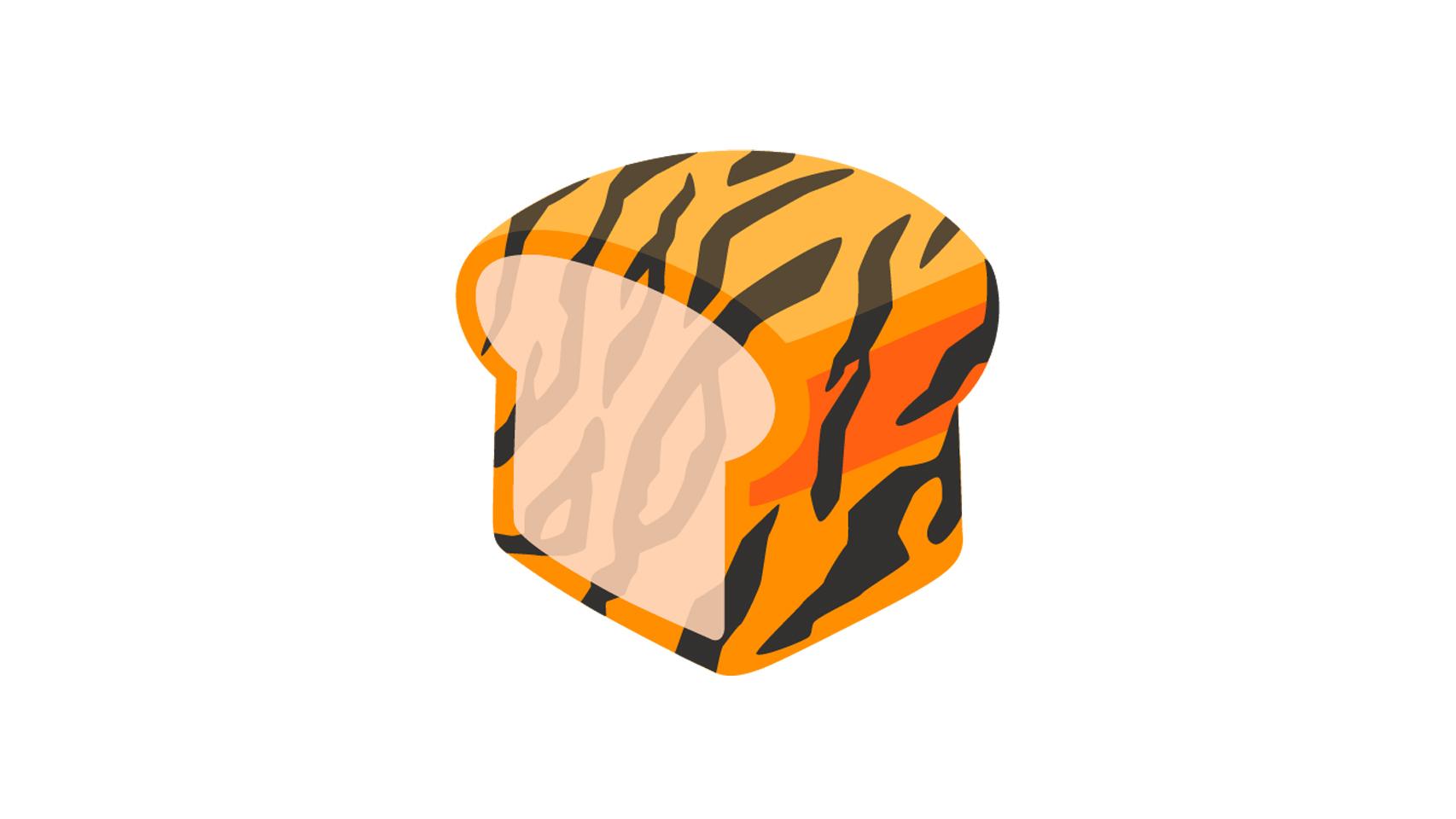 Pan con estampado de tigre