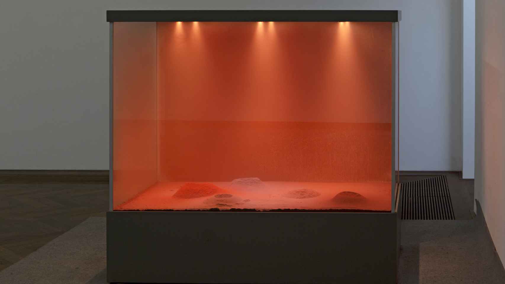 Dora Budor: 'Origin II (Burning of the Houses)', 2019. Foto: Gina Folly, Kunsthalle Basel
