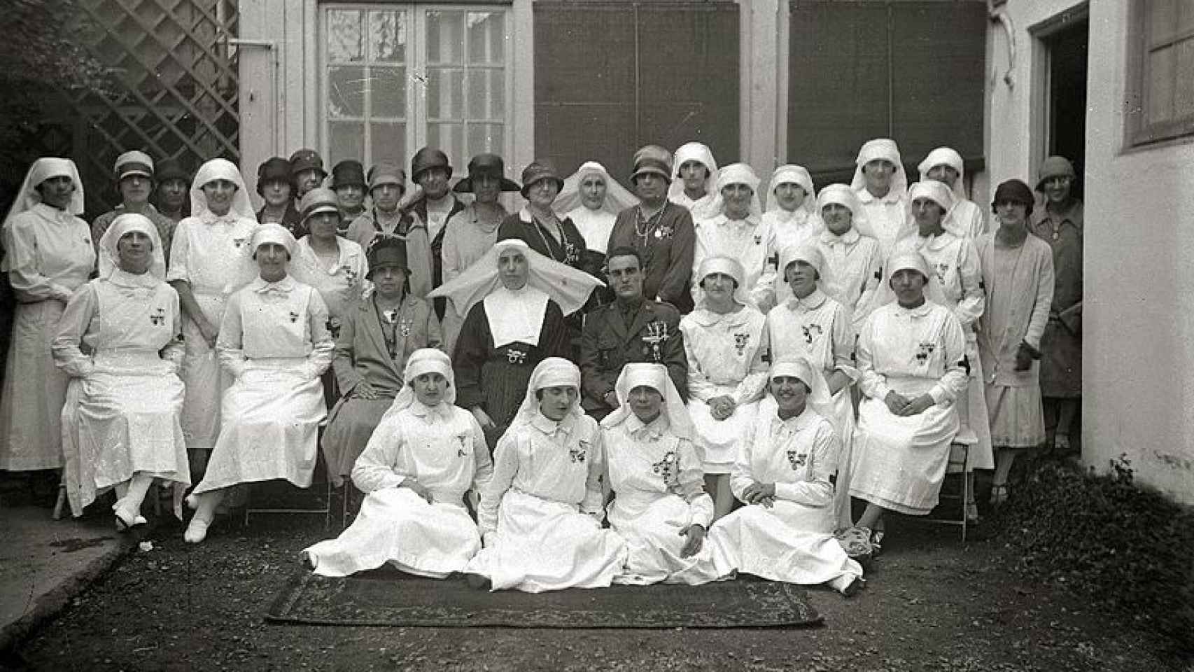 Enfermeras durante la Guerra Civil española