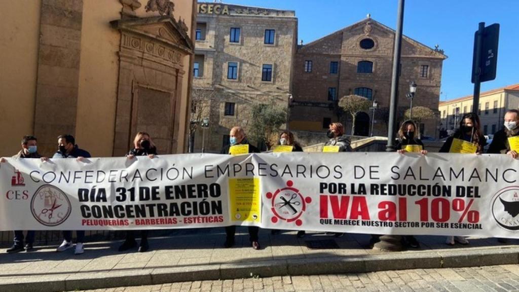 Concentración del sector de las peluquerías en Salamanca