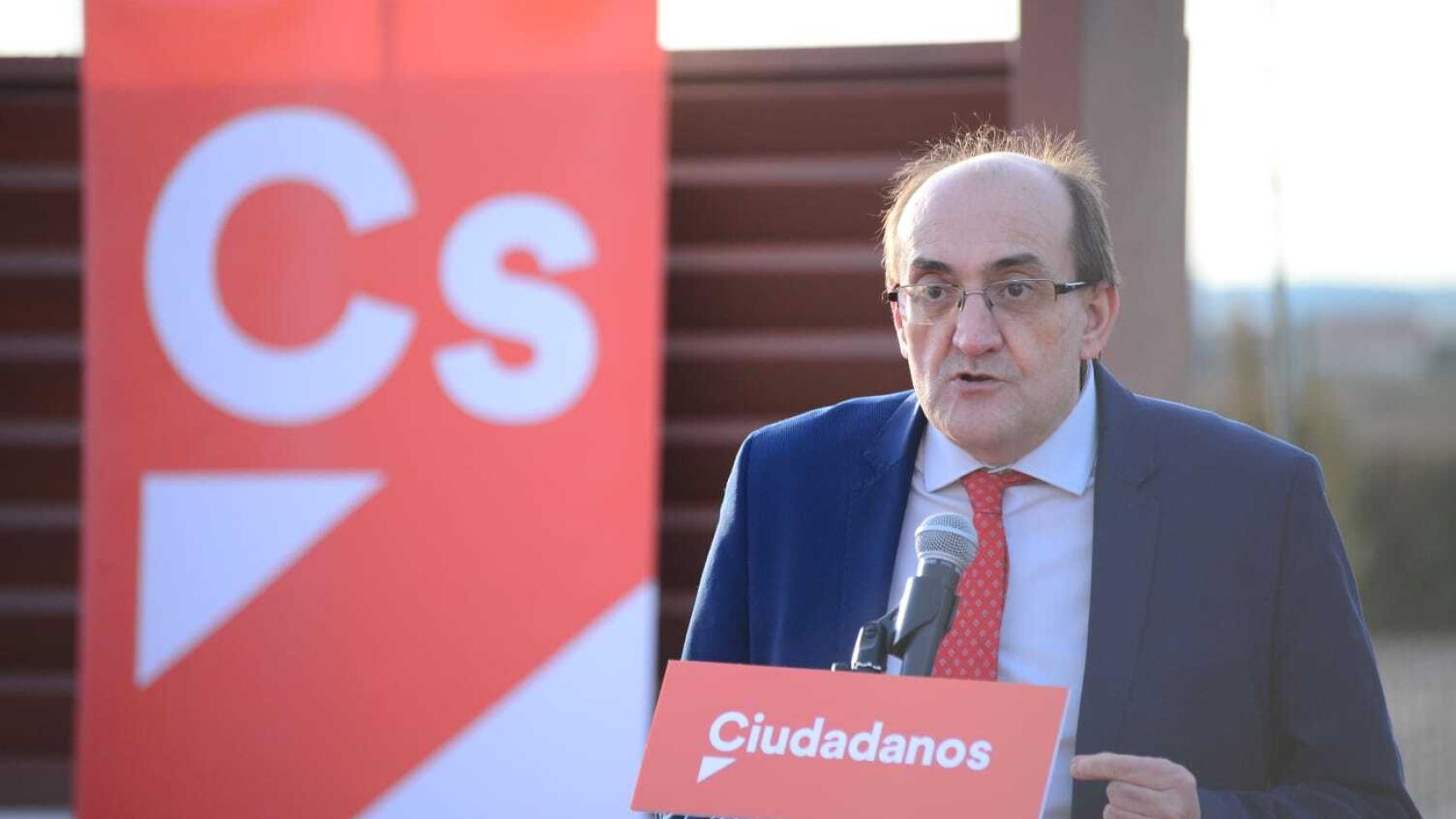 El candidato de Ciudadanos a las Cortes de Castilla y León por la provincia de Zamora, Alfonso Joaquín Martín Carretero