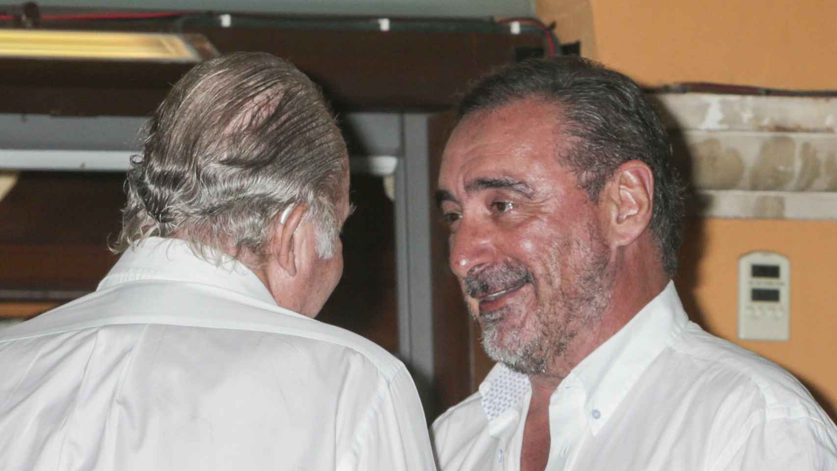 Juan Carlos I y Carlos Herrera, en una imagen de archivo.