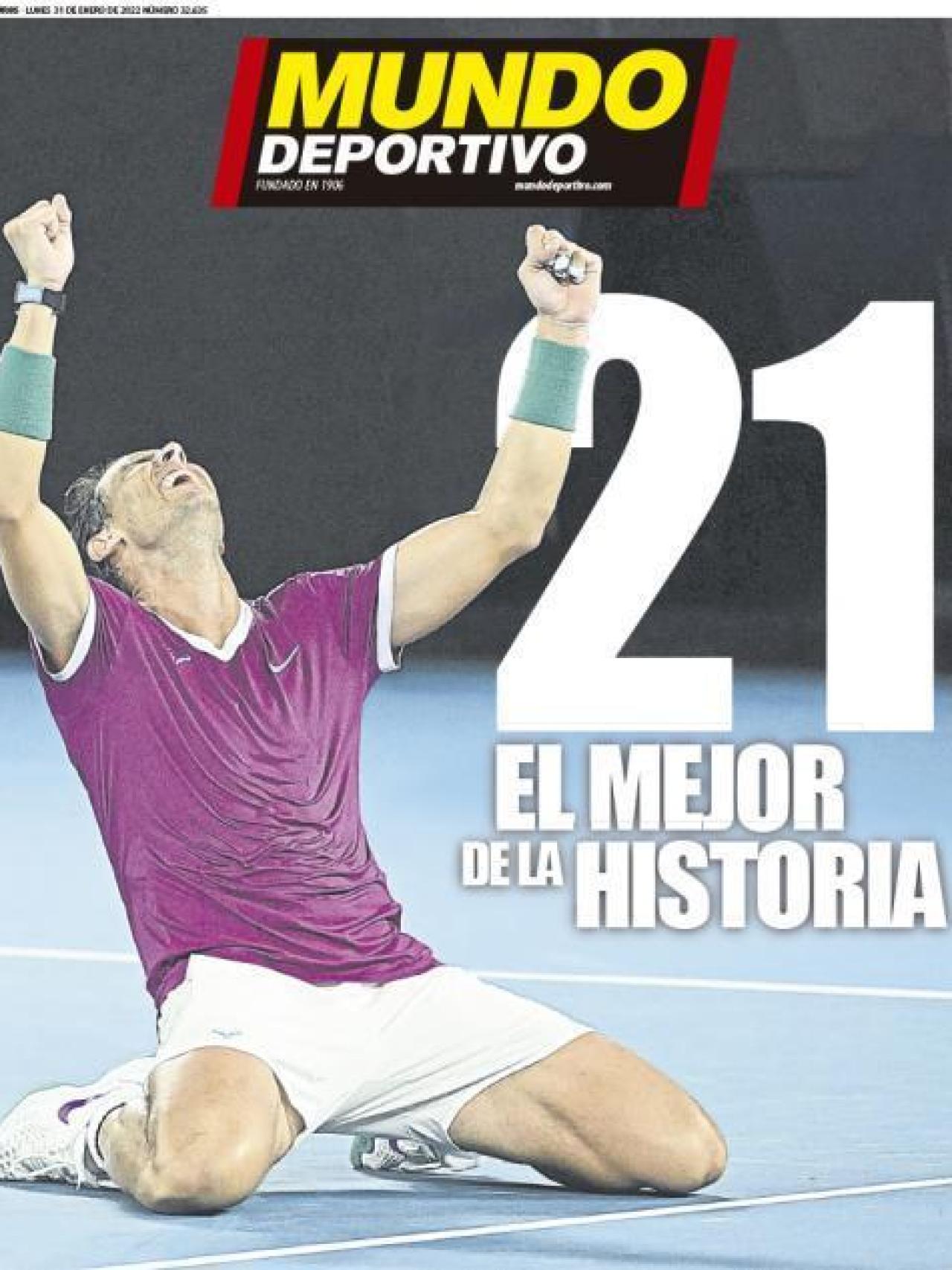 La portada del diario Mundo Deportivo (31/01/2022)