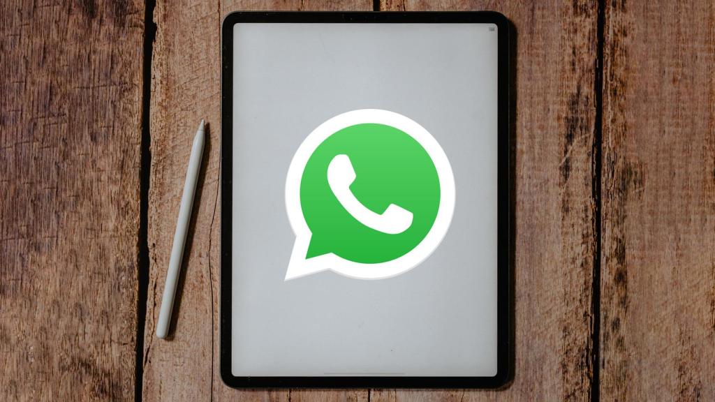 WhatsApp en un iPad.