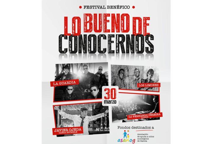 El cartel del festival Lo bueno de conocernos (Cenor Electrodomésticos).