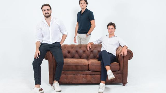 De izquierda a derecha: Edgar Vicente, Iván Fernández y Markus Törstedt, socios fundadores de Enzo Ventures.