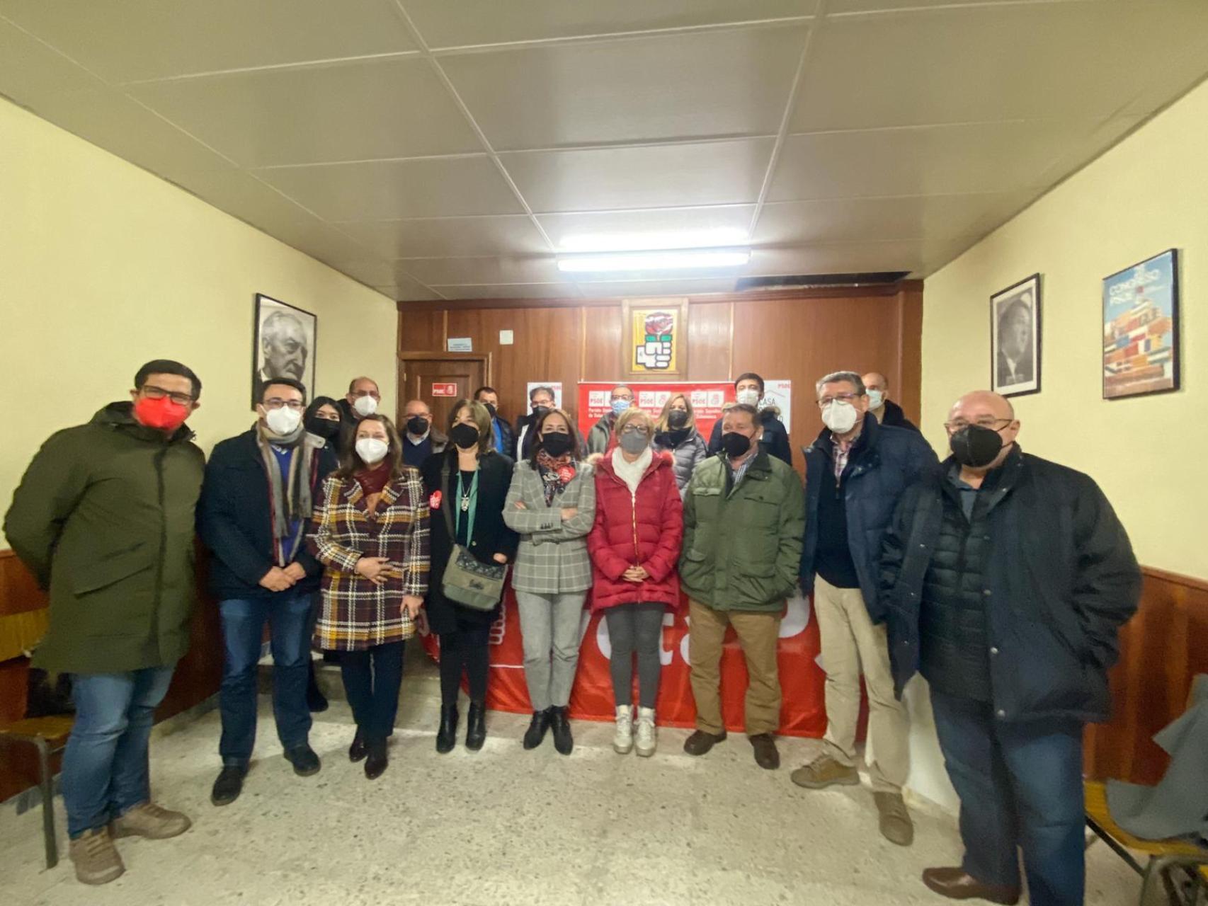 Acto electoral del PSOE en Villoria