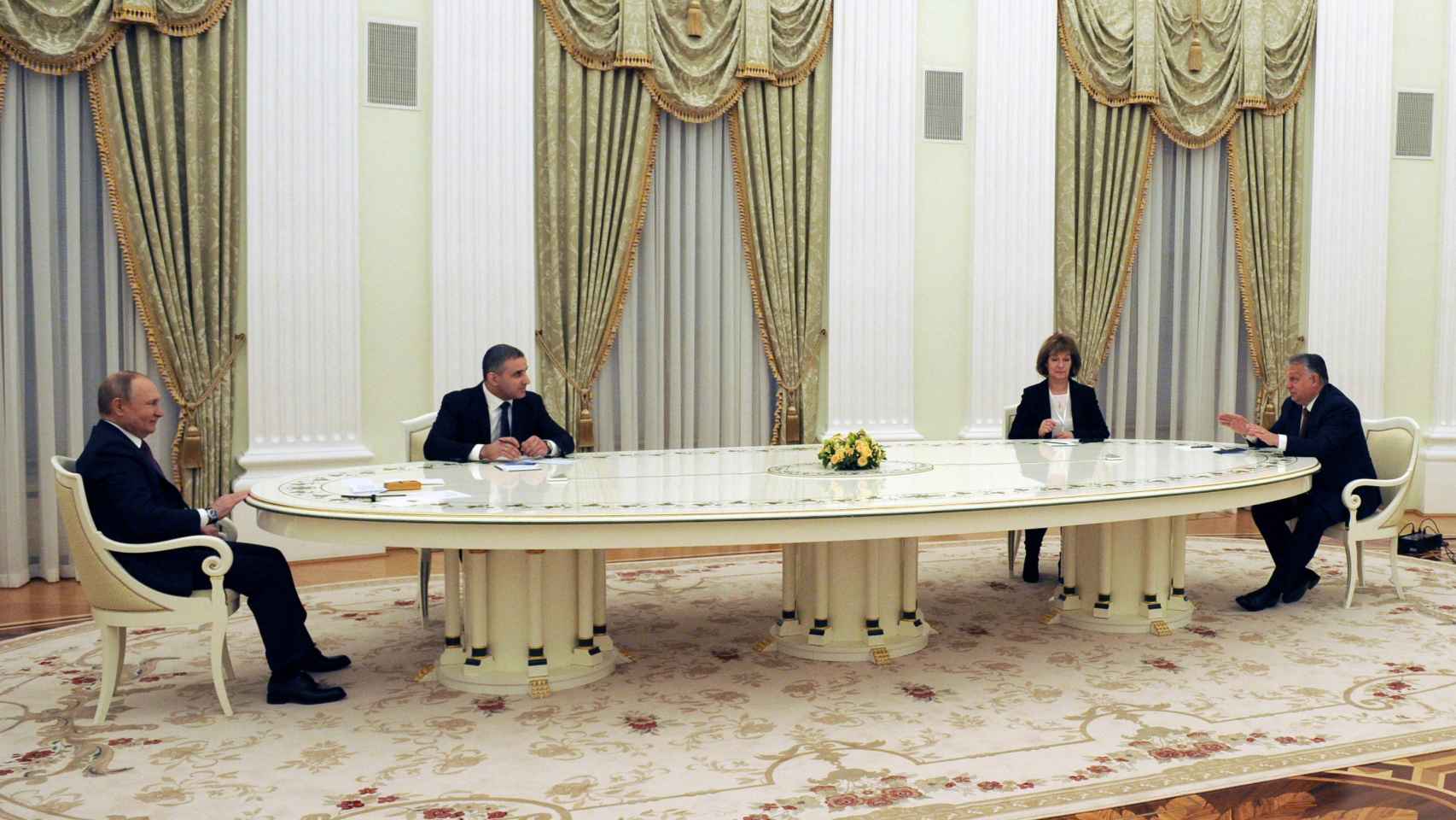 Viktor Orbán y Vladímir Putin, reunidos en Moscú.