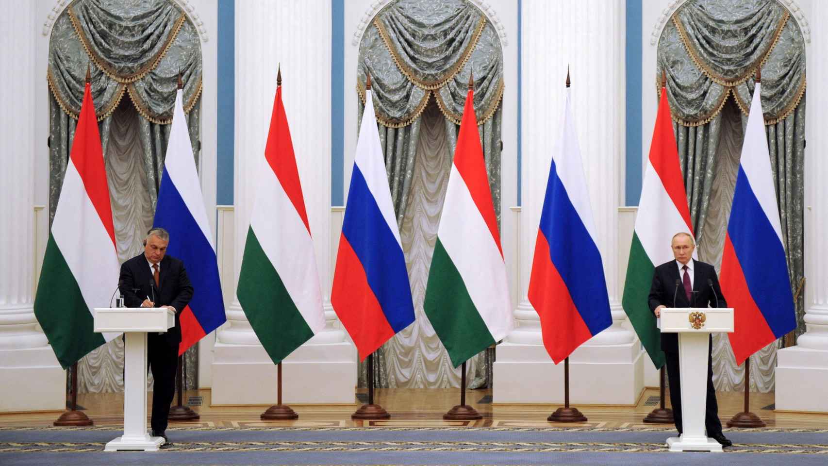 Viktor Orbán se reunió en Moscú con Vladimir Putin el pasado 1 de febrero