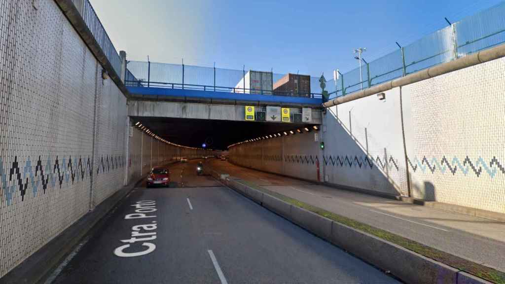 Entrada al túnel de Beiramar.