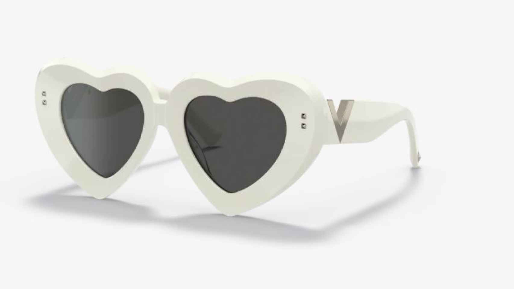 Gafas heart shaped de Valentino.