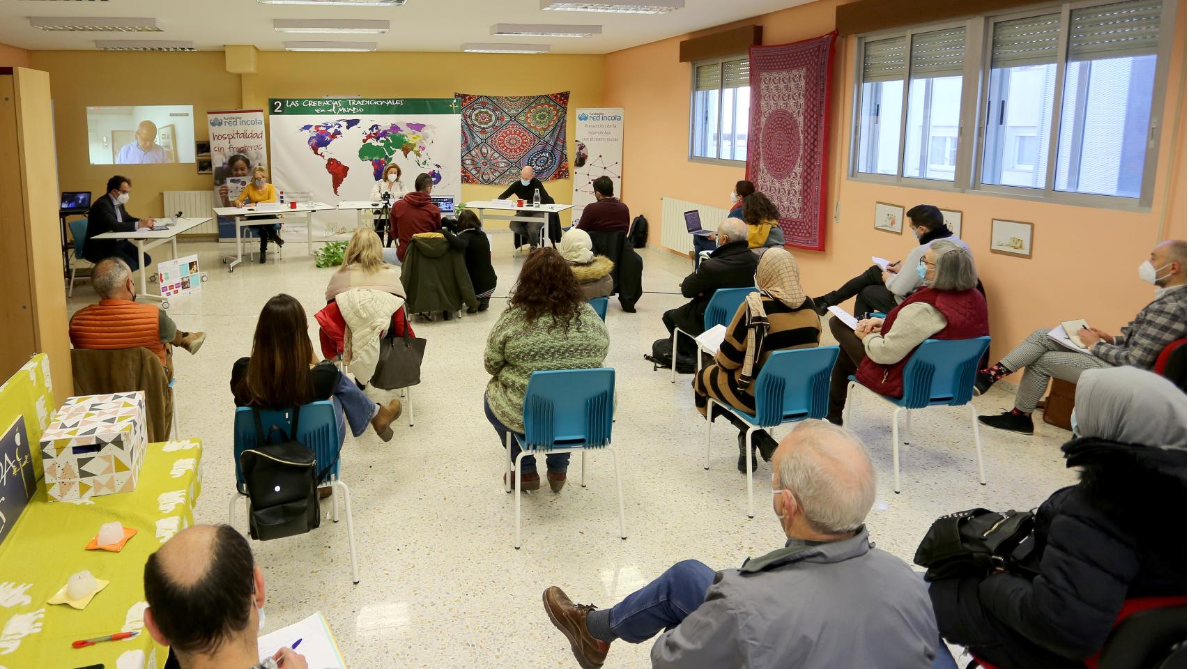 Leticia Pérez / ICAL . La Fundación Red Incola celebra la Jornada diálogo abierto sobre migraciones en Castilla y León, con la participación en la primera parte de María Isabel Gonzalo (PSOE), Paloma Vallejo (PP), Francisco Igea (Ciudadanos, interviene de forma telemática) y Pablo Fernández (Unidas Podemos)