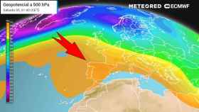 Evolución atmosférica en los primeros días de febrero. Meteored.