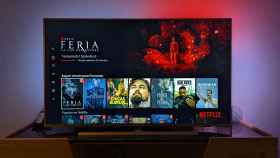 Smart TV con la app de Netflix abierta