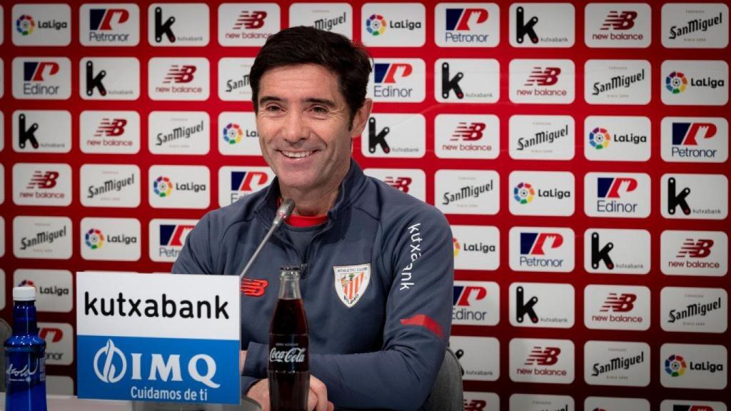 Marcelino García Toral, en rueda de prensa