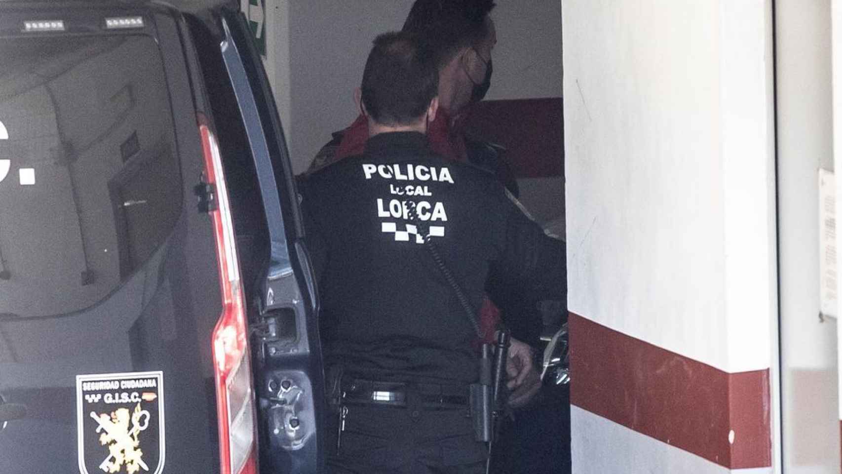 El ganadero detenido en Lorca, este martes, por su participación en el boicot al Pleno de Lorca.