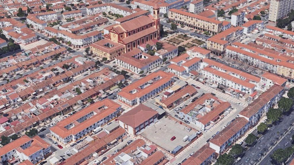 Vista de la barriada de Carranque, en Málaga capital.