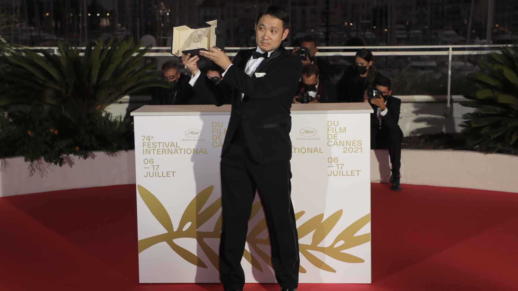 Ryusuke Hamaguchi en el Festival de Cannes.
